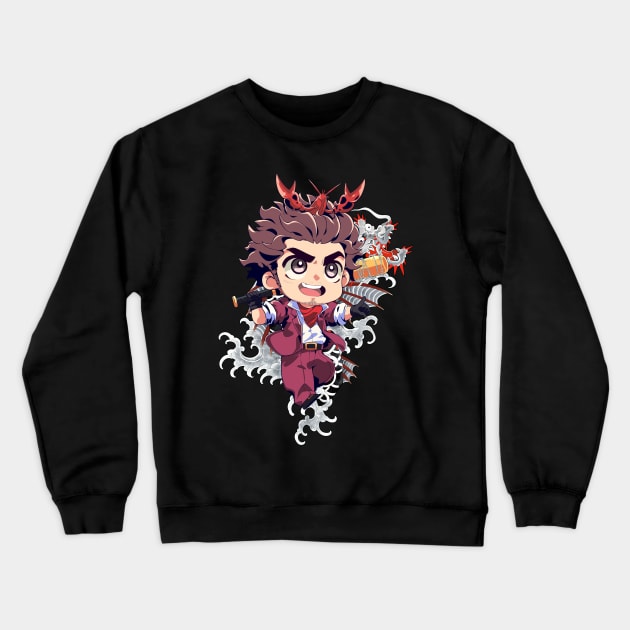 Ichiban and Nancy Crewneck Sweatshirt by sarahchibi